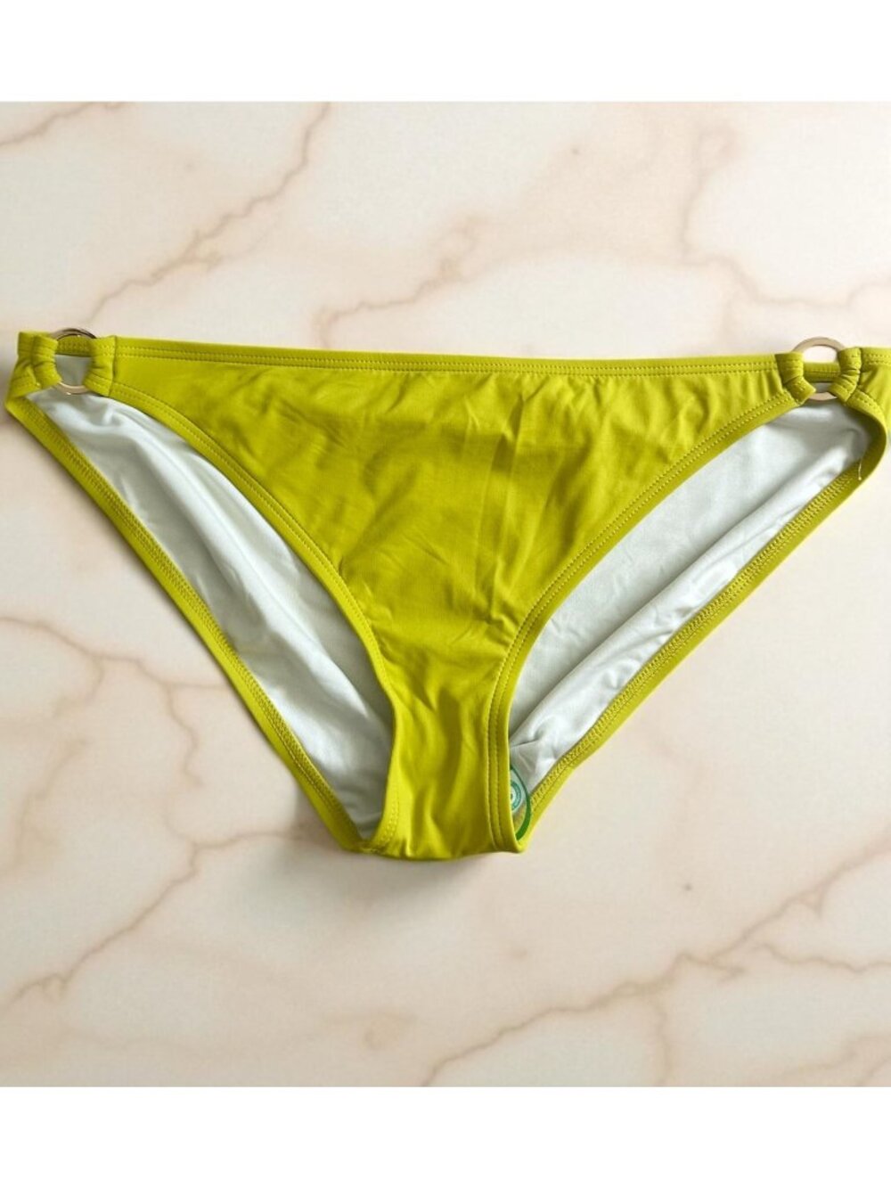 BANANA REPUBLIC Chatreuse Lime Green Bikini Swim Bottoms Size XL NEW NWOT